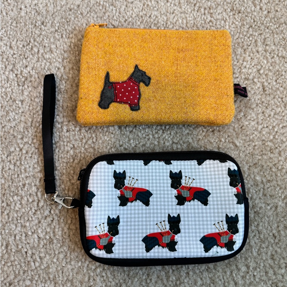 Scotty dog makeup bags